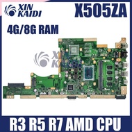 ☄X505ZA Mainboard For ASUS RX505Z A580Z A505Z X505Z Laptop Motherboard With R3-2200U R5-2500U R+8}x