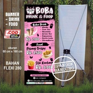 BANNER FOOD & DRINK | BANNER MINUMAN | BANNER BOBA