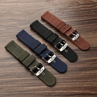 Compatible with Mido Nylon Strap Commander M021/M025 Helmsman NATO Canvas Woven Wristband 21mm 22mm