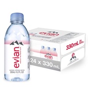 Evian Natural Mineral Bottle Water 24 x 330ml (CTN)