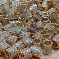 Kaysenjx Lulutong Barrel Zircon Charms DIY for Bracelets