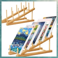 (OAKF) Small Art Drying Rack Art Storage Rack5 Layers Paint Display Rack Storage Stand for Canvas Bo
