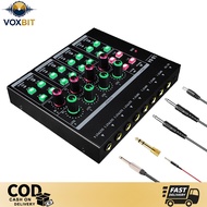 【4 in 4 out】 4 channel Sound Mixer 4 Channel Headphone Amplifier Recording Sound Card Mixer Interfac