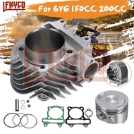 Motorcycle Accessory 61mm Engine Cylinder 150CC Piston Gasket Kit Set Motor for GY6 200CC Big Bore M