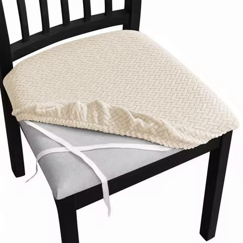 1pc/4pcs/6pcs Elastic Chair Cover Corn Grid / Penutup Sarung Kursi Makan Bangku Elastis Scretch