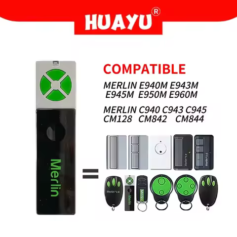 NEW Merlin E940M E943M E945M E950M E960M C945 C943 C940 CM128 CM842 CM844 Remote Control Garage Door