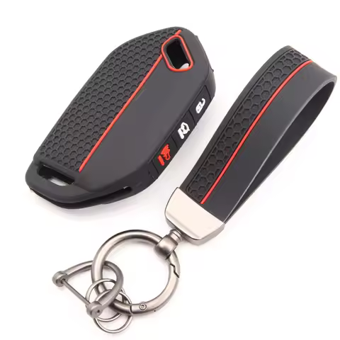 7/8/9 Buttons Silicone Car Key Case Cover Fob Holder For Kia Picanto Sorento MQ4 Carnival KA4 Mornin