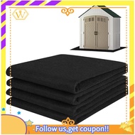 【W】Floor Mat for Outdoor Storage Shed-6 X 4 FT Waterproof Carport Mat, Washable Furniture Pad with N