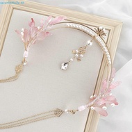 SEVENHOME3E Women Headwear Bride Vintage Long Tassel Imitation pearls Temperament Princess Hanfu Hea