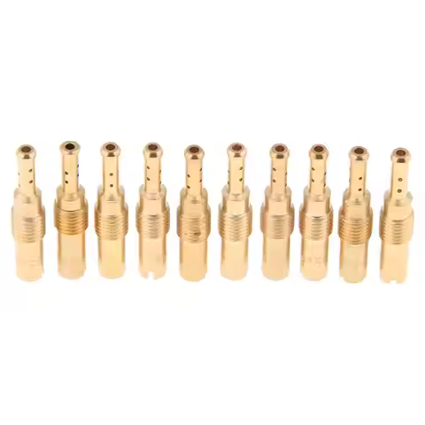 Slow Pilot Jet 5mm M6x0.75 Copper Carb Idle Jet Kit for PWK CVK PE OKO Outboard Carburetor Upgrade