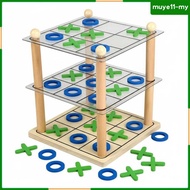 [MuyeadMY] 3 Layer Noughts and Crosses Toe Reasoning Training 3D Noughts and Crosses Toe Educational