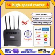 5G hotspot WIFI modem Up to 2000Mbs router Support all Teleco SIMcard 5g wireless router modem with sim card