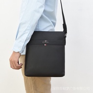 Men's Bag Shoulder Messenger Briefcase Business Leather Vertical Style Casual Small Backpack