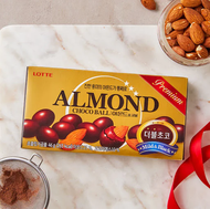 Imported Sweet Chocolate Lotte Almond Choco Ball 1 box Like Meiji Macadamia and Almond