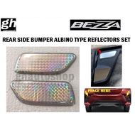 BEZZA Yr 2019 rear side bumper albino type reflectors set (2pcs)
