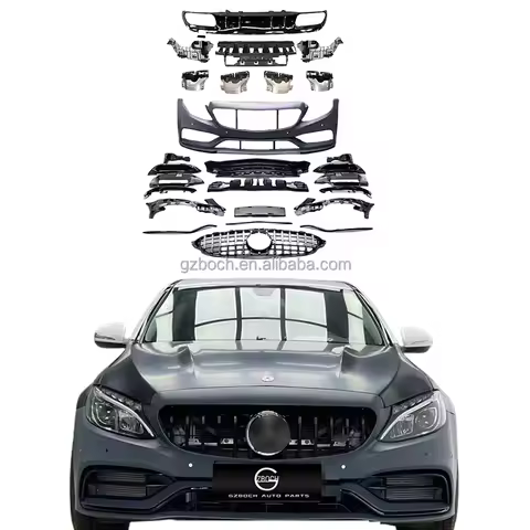 W205 Bodykit W205 C205 C Class C180 C200 C260 C300 C250 Line Coupe Normal 2013+ to C63 Car Bumper
