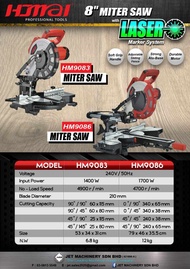 HOMAI INDUSTRIAL MITER SAW 8" (HM9083)