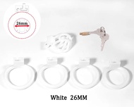 Locked In Lust Male Chastity Device  Sissy Chastity Cage With 4 Base Ring