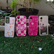 Oppo A17 CPH2477 A17k CPH2471 Softcase Silicone Butterfly Love Star Motif