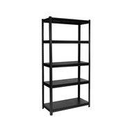 ชั้นวางของอเนกประสงค์พื้นเหล็ก 5 ชั้น Rocco KASSA HOME รุ่น MTR-50BL ขนาด 90 x 40 x 183 ซม. สีดำ