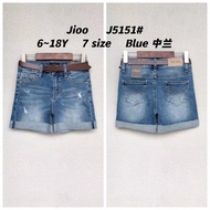 (A01057) Rolled Bottom Shorts (6 Years-16 Years)