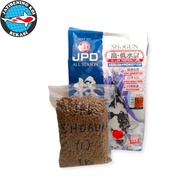 JPD Shogun Repack 1kg Color Feed made in japan to Increase White Color in Koi Fish Pellets Medium 5m