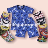 BAJU BORONG PLAYSET / SHORTPANT BUDAK / BAJU SIANG BUDAK-MIX RANDOM