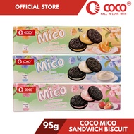 COCO Mico Sandwich Biscuit 95g Per Inner Box | 2Packs Per Inner|Strwberry/Orange/Cream