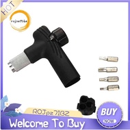 Adjustable Bike Torque Wrench 4/5/6Nm Torque T Wrench Portable Bicycle Maintenance Kit Black