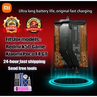 Xiaomi Battery Orginal For Xiaomi Poco F4 GT Redmi k50 Game Replacement Batteries+Tools Model:BP48