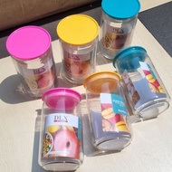 6 PCS KYOTO B JARS SIZE 1000 ML cake jars, cookie jars, colored jars, candy jars, airtight jars, gla