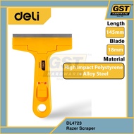 Deli 145mm Window Scraper DL4723 | Glass Scraper with 10pcs 18mm Blades