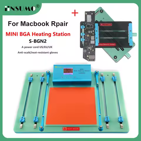 SoFix S-BGN2 Mini BGA Heating Station For Laptop Macbook Pro Motherboard Heating Soldering T2 Chip G