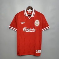 96-97 Liverpool Home Retro Soccer Jersey Football Men Vintage Home Retro Jersey