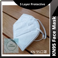 KN95 Disposable Face Mask 5 LAYERS PROTECTION KN95 FACE MASK