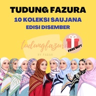 TUDUNG FAZURA BAWAL SAUJANA (WITH FREE GIFT🥰)