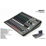 Mixer Audio Ashley Macro 8 Original 8 Channel Macro8 Bluetooth USB