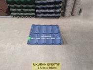 GENTENG METAL PASIR BIRU 0.25 MM