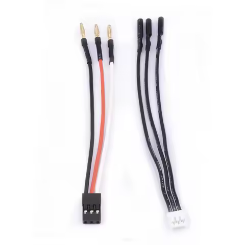 2.0mm Banana Plug PH2.0 3P Male Adapter Cable 2.0 Plug Transfer Futaba JR FOR 1410 1525 1625 Brushle