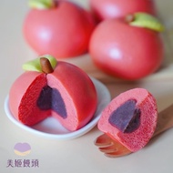 【美姬饅頭】享平安蘋果造型紅豆包