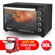 PowerPac Electric Oven with Rotisserie and Convection 30L (PPT30)
