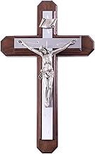 Christian Brands 13" H Walnut Sick Call Crucifix Set