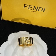 Fendi 雙F開口戒指