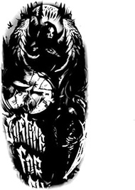 Temporary Tattoo,Jungle Angels,Angel Tattoos,Resilience,Water-Resistant,Real Tattoo Look,Lasts 1-2 W