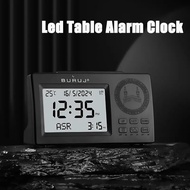 Led Table Alarm Clock Digital Alarm Snooze Display Time Desktop Electronic Table Clocks Snooze Displ