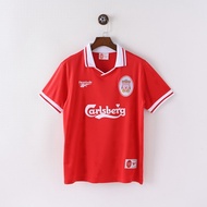U.S.A NEW Reebok Retro Jersey 97-96 Season 98 Liverpool Home Football Casual Classic Short-sleeved M