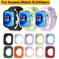 Silicone Strap Case For Huawei Watch Fit 4 Strap Case Soft Huawei Watch Fit 4 Pro Strap Rubber Huawe