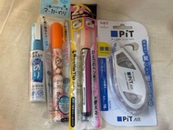 膠水筆 螢光筆 黏貼 膠帶 日本 吳竹 迪士尼 Chip n Dale kokuyo beetle tip 蜻蜓 tombow PiT AIR Glue Tape