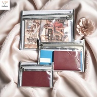 [pes] Zipper PVC Organizer Pouch For Passport Coins Keys Lipsticks Cards Earphonespact Travel Storag