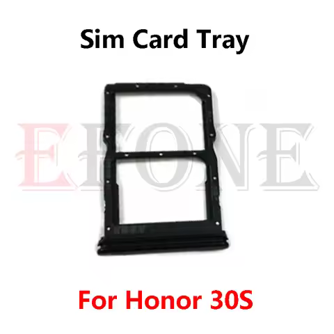 10PCS SIM Card Slot Tray Holder Sim Card Reader Socket For Huawei Honor 30S Nova 7 SE